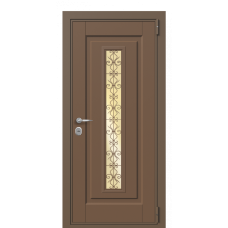 Входная дверь Portalle Termo Wood Ral 8025, Ral 8025 F 003